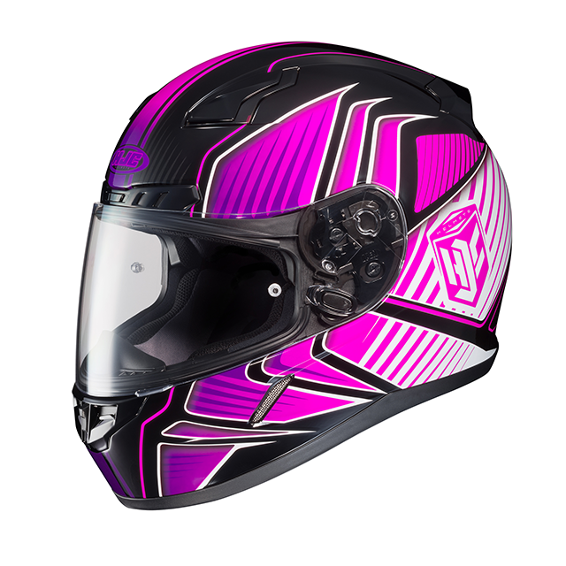 HJC CL-17 REDLINE HELMET MC-8